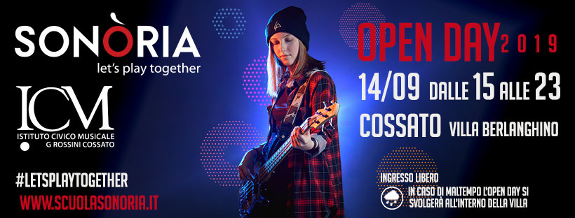 Open Day 2019 – 14 settembre 2019 Open Day 2019 – 14 settembre 2019